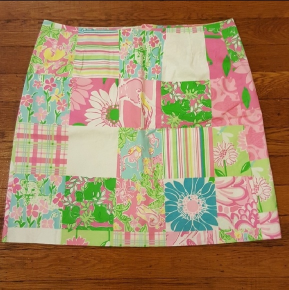 Lilly Pulitzer Dresses & Skirts - Lilly Pulitzer Patchwork skirt